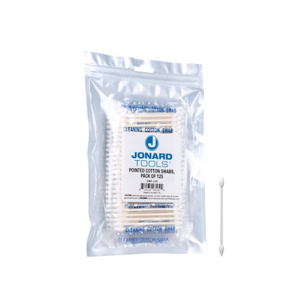 Jonard Tools Pointed Cotton Swabs, PK125 CWP-125